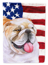Load image into Gallery viewer, English Bulldog Patriotic Garden Flag - Outdoor Decorative Yard Flag BB9639GF