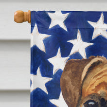 Load image into Gallery viewer, German Boxer Patriotic Flag Canvas House Size BB9640CHF