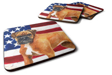 Load image into Gallery viewer, German Boxer Patriotic Foam Coaster  BB9640FC