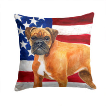 Load image into Gallery viewer, German Boxer Patriotic Throw Pillow - 14x14 Decorative Pillow – Art for Your Home &amp; Patio BB9640PW1414