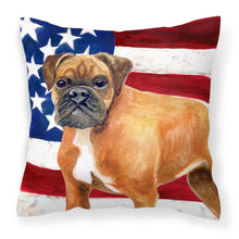 Load image into Gallery viewer, German Boxer Patriotic Fabric Decorative Pillow BB9640PW1818