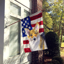 Load image into Gallery viewer, Pembroke Corgi Patriotic Flag Canvas House Size BB9642CHF