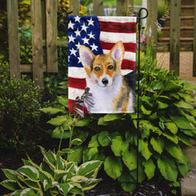 Load image into Gallery viewer, Pembroke Corgi Patriotic Garden Flag - Outdoor Decorative Yard Flag BB9642GF