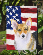 Load image into Gallery viewer, Pembroke Corgi Patriotic Garden Flag - Outdoor Decorative Yard Flag BB9642GF