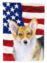 Load image into Gallery viewer, Pembroke Corgi Patriotic Garden Flag - Outdoor Decorative Yard Flag BB9642GF