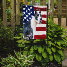 Load image into Gallery viewer, Harlequin Great Dane Patriotic Garden Flag - Outdoor Decorative Yard Flag BB9643GF