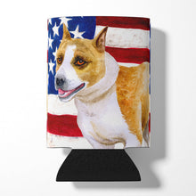 Load image into Gallery viewer, American Staffordshire Patriotic Can or Bottle Hugger BB9644CC