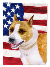 Load image into Gallery viewer, American Staffordshire Patriotic Garden Flag - Outdoor Decorative Yard Flag BB9644GF
