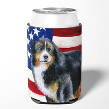 Load image into Gallery viewer, Bernese Mountain Dog Patriotic Can or Bottle Hugger BB9645CC