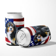 Load image into Gallery viewer, Bernese Mountain Dog Patriotic Can or Bottle Hugger BB9645CC