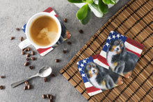 Load image into Gallery viewer, Bernese Mountain Dog Patriotic Foam Coaster  BB9645FC