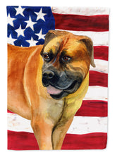 Load image into Gallery viewer, Boerboel Mastiff Patriotic Flag Canvas House Size BB9646CHF
