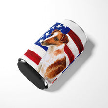 Load image into Gallery viewer, Smooth Fox Terrier Patriotic Can or Bottle Hugger BB9647CC