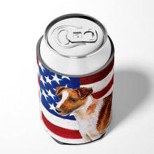 Load image into Gallery viewer, Smooth Fox Terrier Patriotic Can or Bottle Hugger BB9647CC
