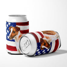 Load image into Gallery viewer, Smooth Fox Terrier Patriotic Can or Bottle Hugger BB9647CC