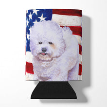 Load image into Gallery viewer, Bichon Frise Patriotic Can or Bottle Hugger BB9648CC