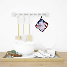Load image into Gallery viewer, Bichon Frise Patriotic Pot Holders - Set of 2 - Heat-Resistant Kitchen Essentials BB9648PTHD