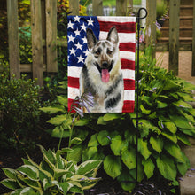 Load image into Gallery viewer, East-European Shepherd Patriotic Garden Flag - Outdoor Decorative Yard Flag BB9649GF
