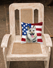 Load image into Gallery viewer, East-European Shepherd Patriotic Fabric Decorative Pillow BB9649PW1818