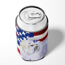Load image into Gallery viewer, Maltese Patriotic Can or Bottle Hugger BB9651CC