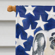 Load image into Gallery viewer, Dalmatian Patriotic Flag Canvas House Size BB9653CHF
