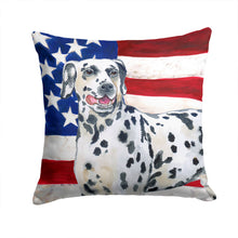 Load image into Gallery viewer, Dalmatian Patriotic Throw Pillow - 14x14 Decorative Pillow – Art for Your Home &amp; Patio BB9653PW1414
