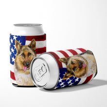 Load image into Gallery viewer, German Shepherd Patriotic Can or Bottle Hugger BB9654CC