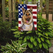 Load image into Gallery viewer, German Shepherd Patriotic Garden Flag - Outdoor Decorative Yard Flag BB9654GF