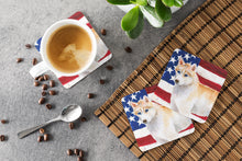 Load image into Gallery viewer, Siberian Husky Patriotic Foam Coaster  BB9655FC