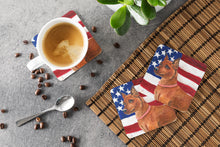 Load image into Gallery viewer, Miniature Pinscher Patriotic Foam Coaster  BB9656FC