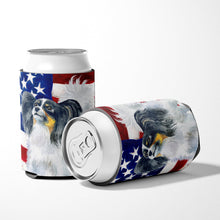 Load image into Gallery viewer, Papillon Patriotic Can or Bottle Hugger BB9657CC