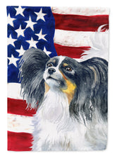 Load image into Gallery viewer, Papillon Patriotic Garden Flag - Outdoor Decorative Yard Flag BB9657GF