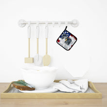 Load image into Gallery viewer, Papillon Patriotic Pot Holders - Set of 2 - Heat-Resistant Kitchen Essentials BB9657PTHD