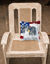 Load image into Gallery viewer, Papillon Patriotic Fabric Decorative Pillow BB9657PW1818