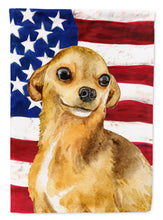 Load image into Gallery viewer, Chihuahua Patriotic Flag Canvas House Size BB9658CHF