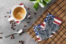 Load image into Gallery viewer, Giant Schnauzer Patriotic Foam Coaster  BB9660FC