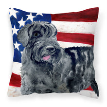 Load image into Gallery viewer, Giant Schnauzer Patriotic Fabric Decorative Pillow BB9660PW1818