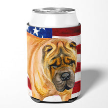 Load image into Gallery viewer, Shar Pei Patriotic Can or Bottle Hugger BB9661CC