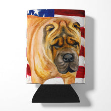 Load image into Gallery viewer, Shar Pei Patriotic Can or Bottle Hugger BB9661CC
