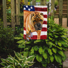 Load image into Gallery viewer, Shar Pei Patriotic Garden Flag - Outdoor Decorative Yard Flag BB9661GF