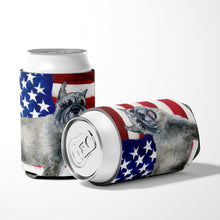 Load image into Gallery viewer, Schnauzer Patriotic Can or Bottle Hugger BB9662CC