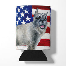 Load image into Gallery viewer, Schnauzer Patriotic Can or Bottle Hugger BB9662CC