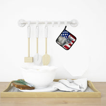 Load image into Gallery viewer, Schnauzer Patriotic Pot Holders - Set of 2 - Heat-Resistant Kitchen Essentials BB9662PTHD