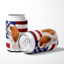 Load image into Gallery viewer, Cavalier Spaniel Patriotic Can or Bottle Hugger BB9663CC