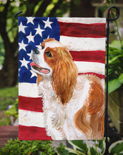 Load image into Gallery viewer, Cavalier Spaniel Patriotic Garden Flag - Outdoor Decorative Yard Flag BB9663GF