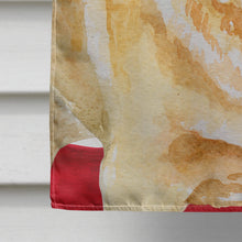 Load image into Gallery viewer, Golden Retriever Patriotic Flag Canvas House Size BB9664CHF