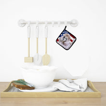 Load image into Gallery viewer, Poodle Patriotic Pot Holders - Set of 2 - Heat-Resistant Kitchen Essentials BB9665PTHD