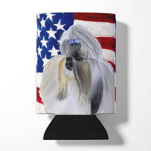 Load image into Gallery viewer, Shih Tzu Patriotic Can or Bottle Hugger BB9666CC