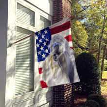 Load image into Gallery viewer, Shih Tzu Patriotic Flag Canvas House Size BB9666CHF