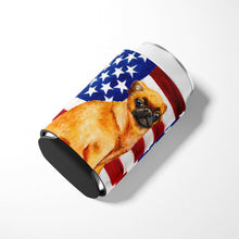 Load image into Gallery viewer, Small Brabant Griffon Patriotic Can or Bottle Hugger BB9667CC